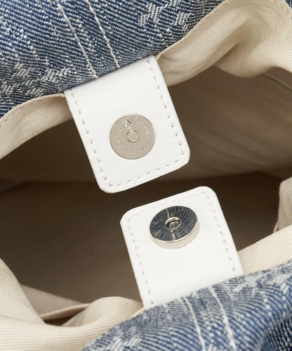 牛仔提花 3WAY 抽繩包