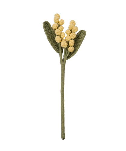 針織含羞草裝飾插針