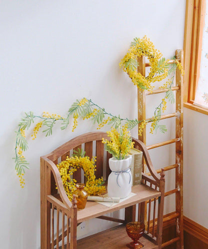 仿真含羞草裝飾花環