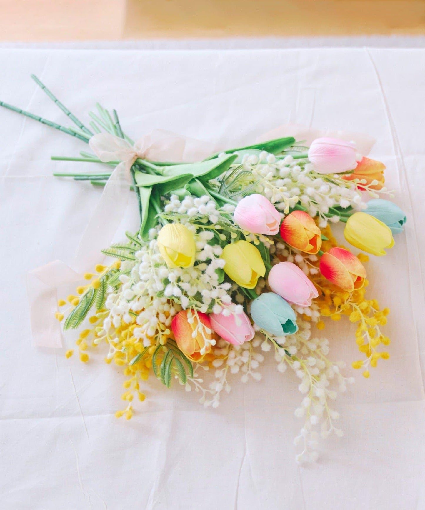 仿真鬱金香裝飾花