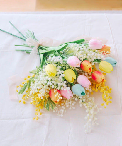 仿真鬱金香裝飾花