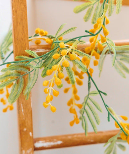 仿真含羞草裝飾花環