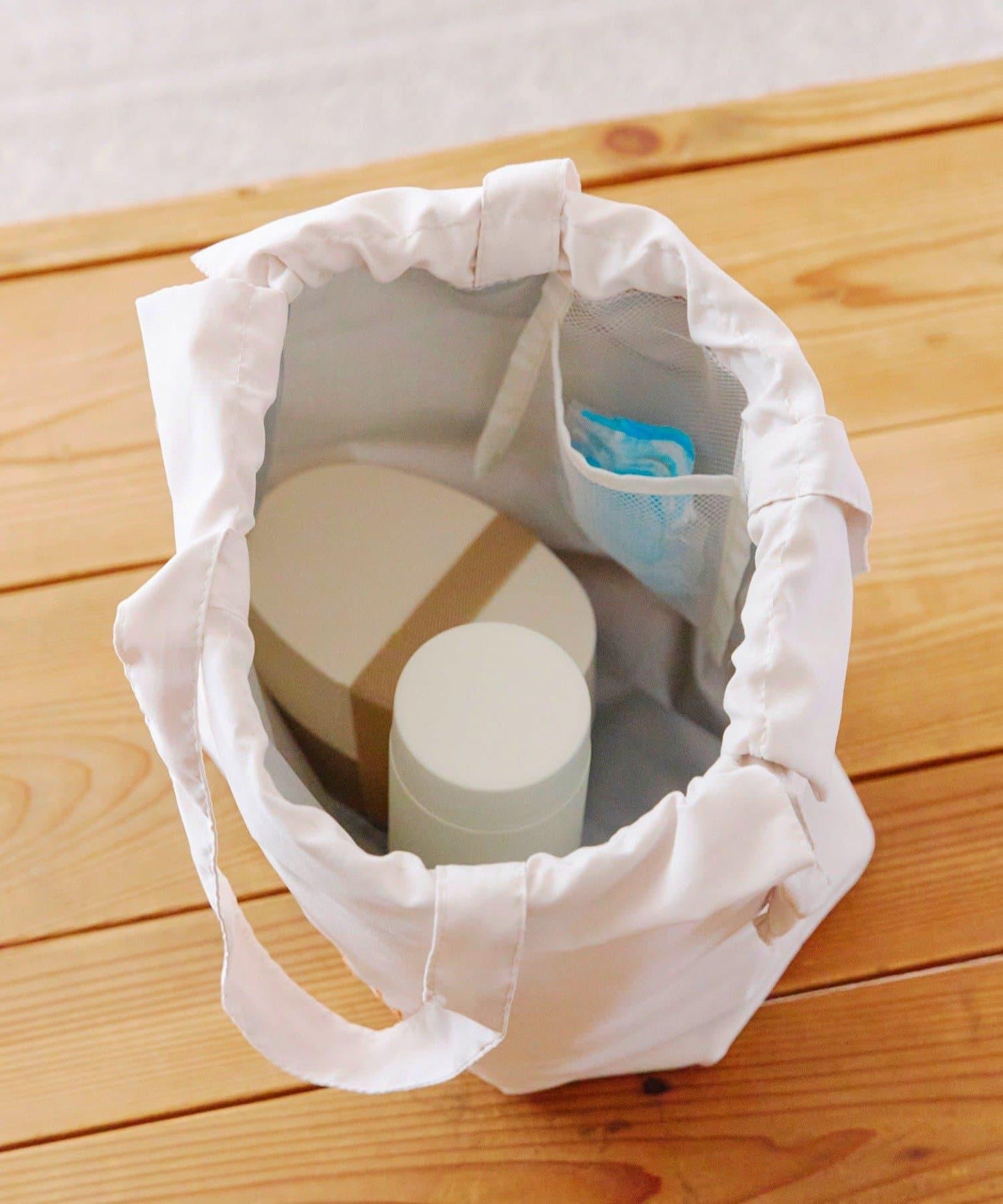 鬱金香刺繡 保冷 束口包袋