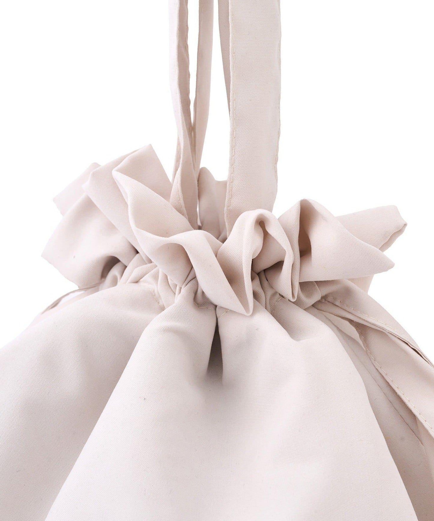 含羞草刺繡 保冷 束口包