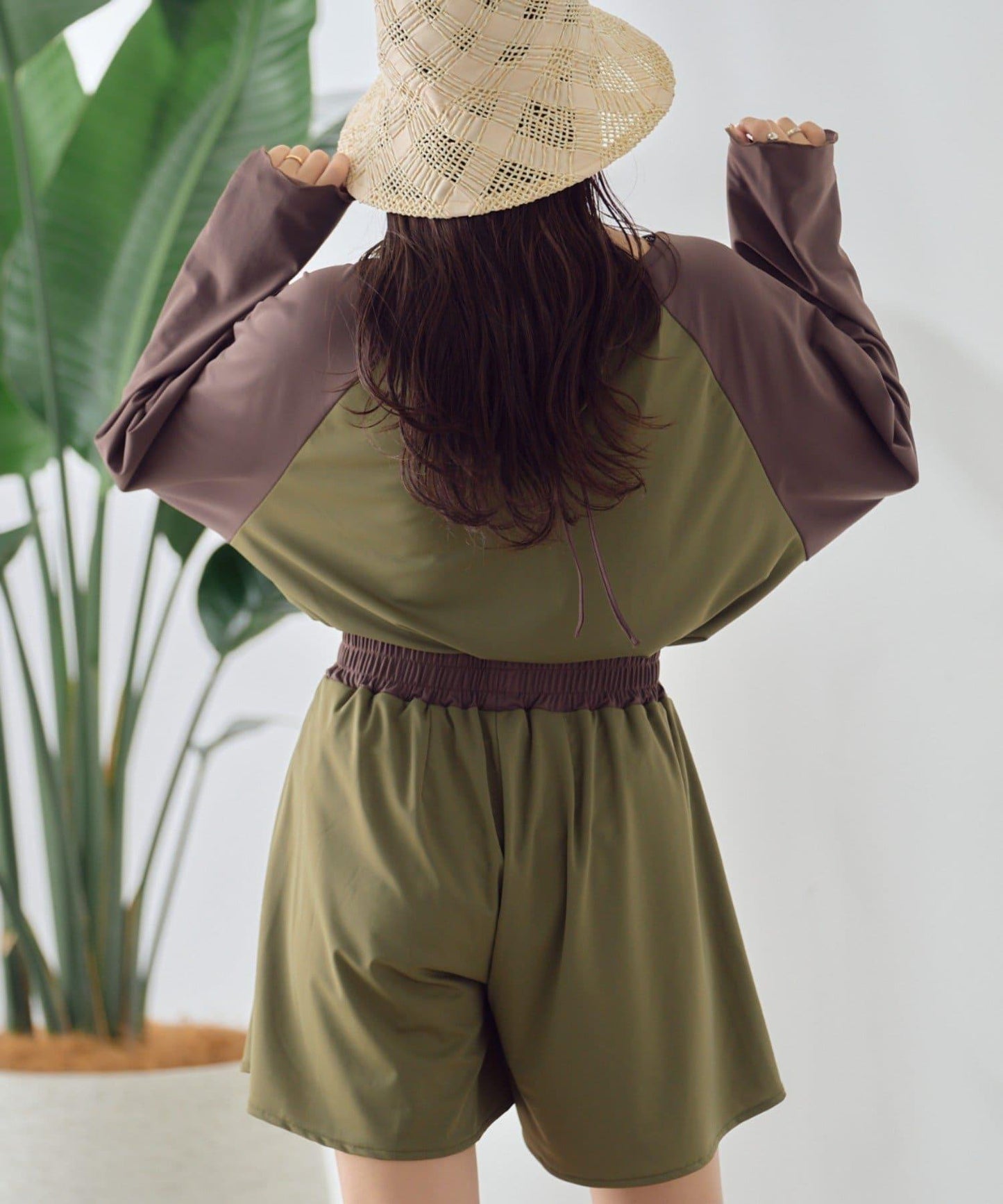 後背蝴蝶結插肩袖 防曬上衣