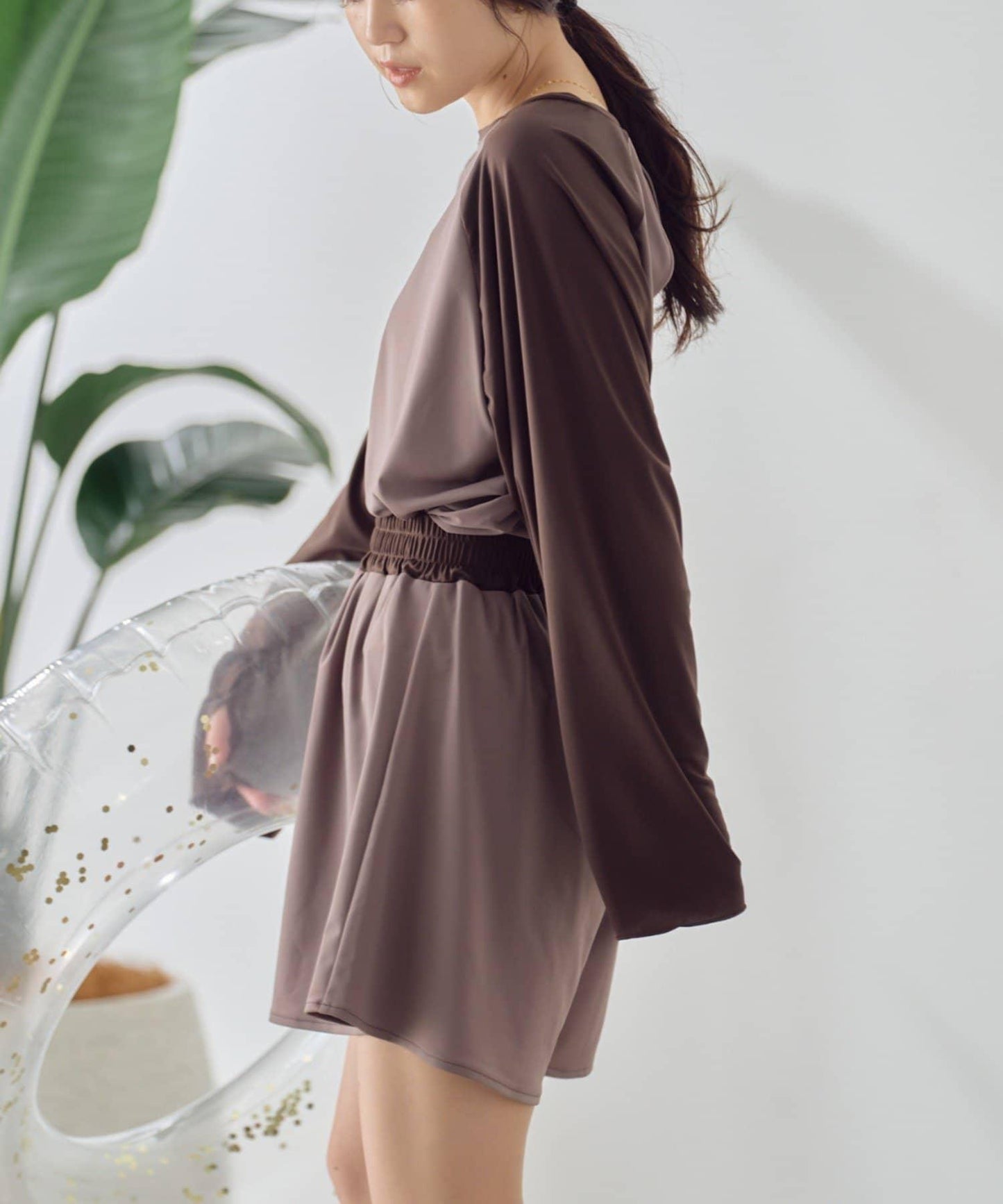 後背蝴蝶結插肩袖 防曬上衣