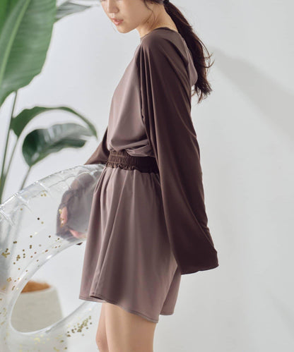 後背蝴蝶結插肩袖 防曬上衣