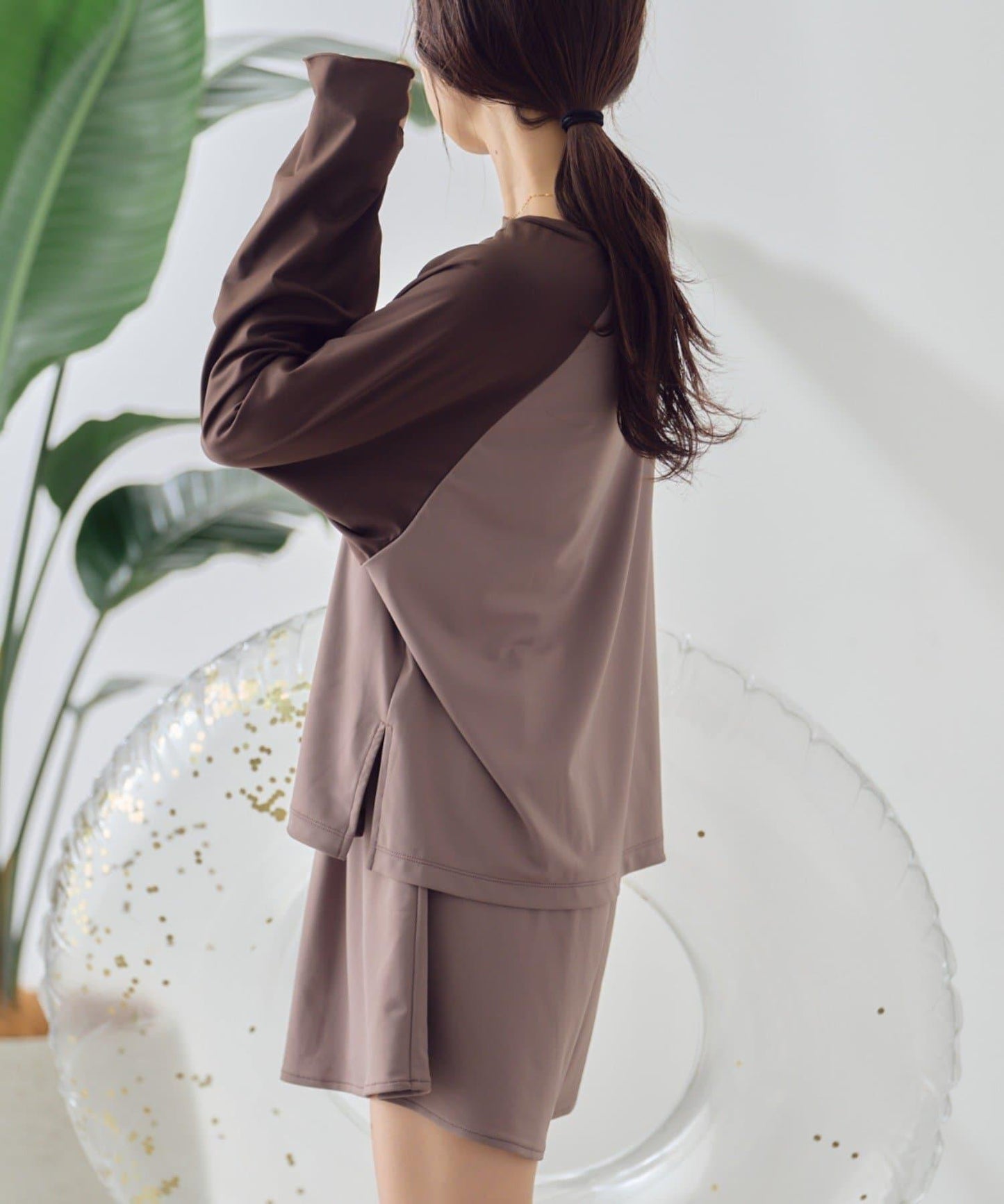 後背蝴蝶結插肩袖 防曬上衣