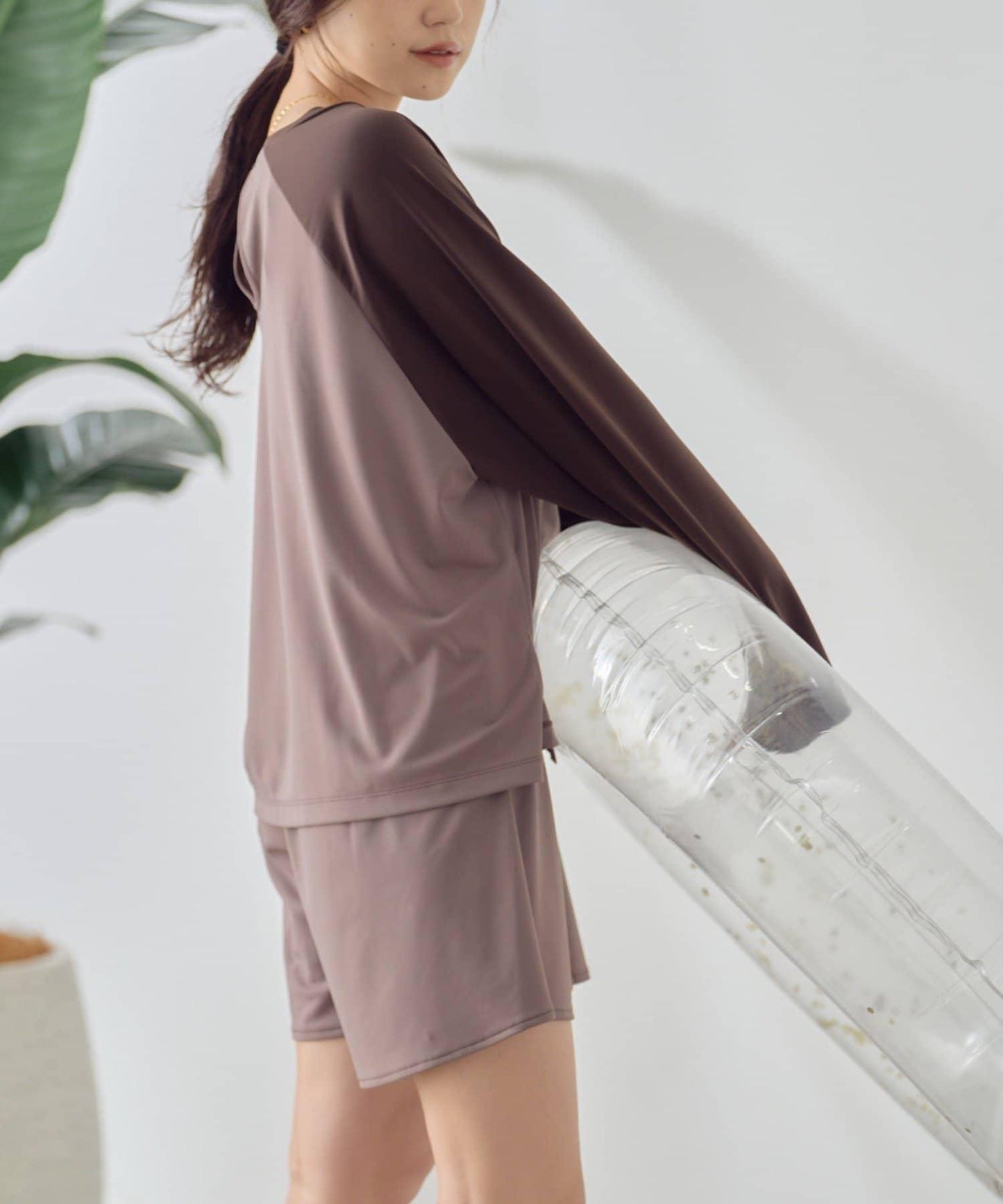 後背蝴蝶結插肩袖 防曬上衣