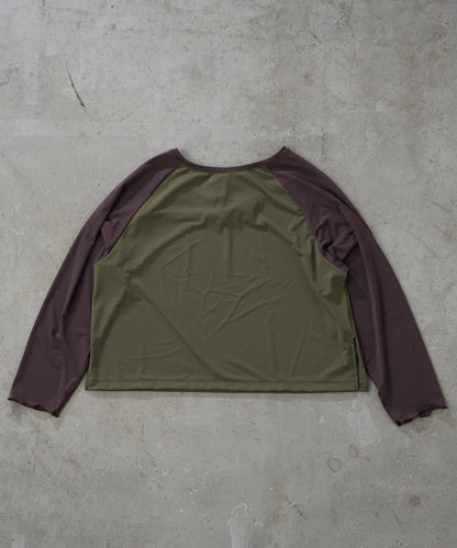 後背蝴蝶結插肩袖 防曬上衣