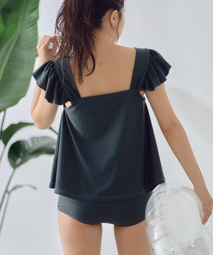 CIAOPANIC TYPY 肩部荷葉邊設計 雙件套泳裝