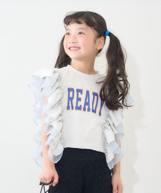 CIAOPANIC TYPY 拼接荷葉邊網紗Logo T恤