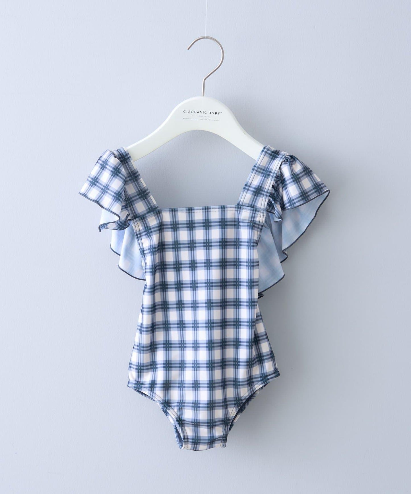 CIAOPANIC TYPY KIDS 袖部荷葉邊印花連體泳衣