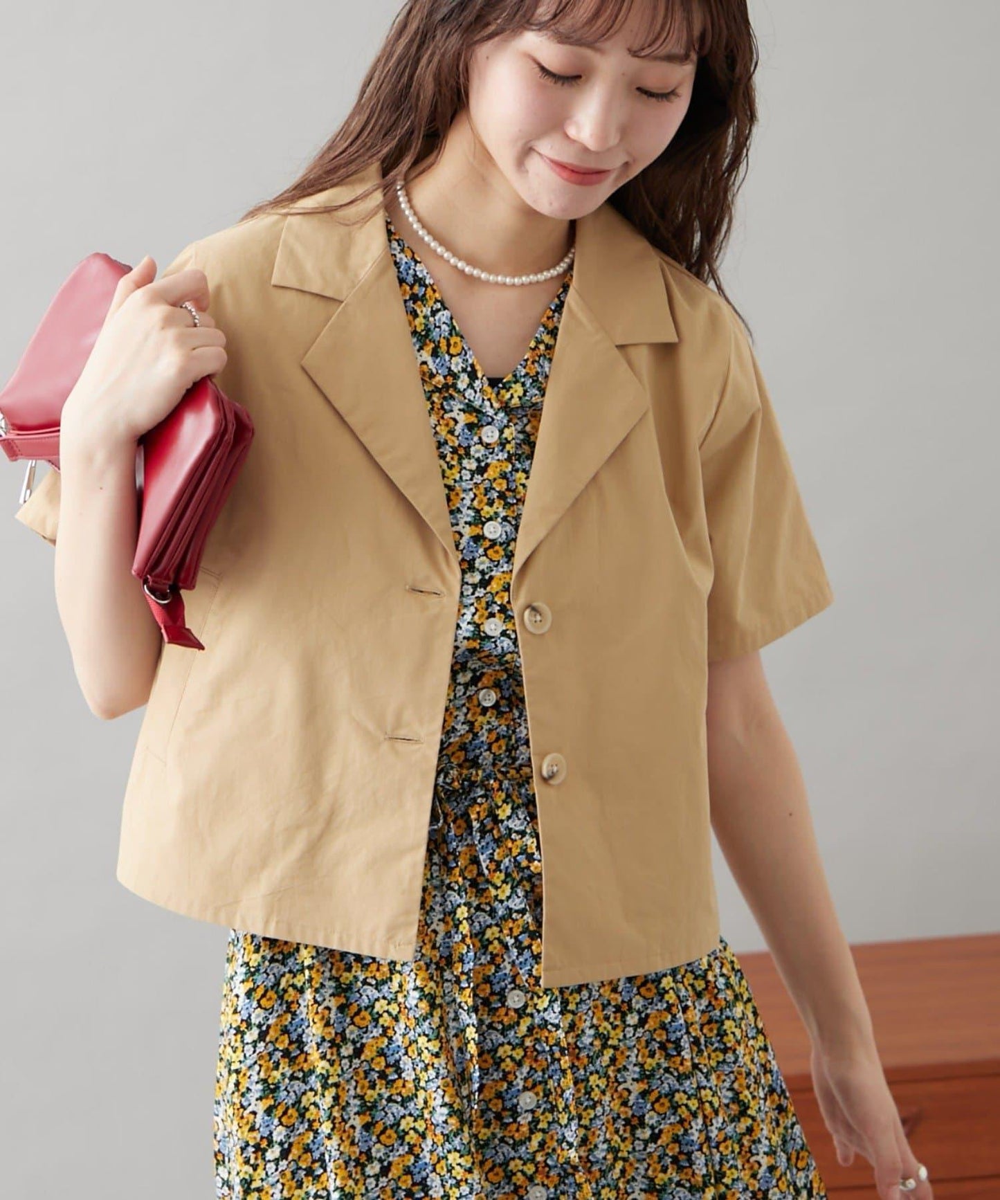 CIAOPANIC TYPY 西裝翻領 短袖夾克