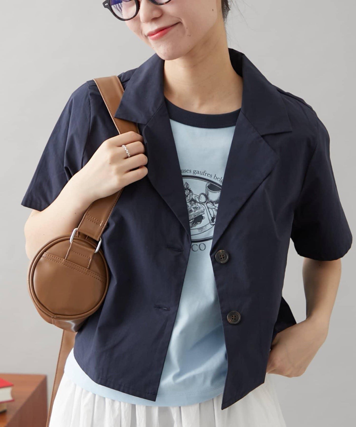 CIAOPANIC TYPY 西裝翻領 短袖夾克