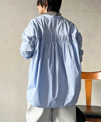 後褶設計襯衫