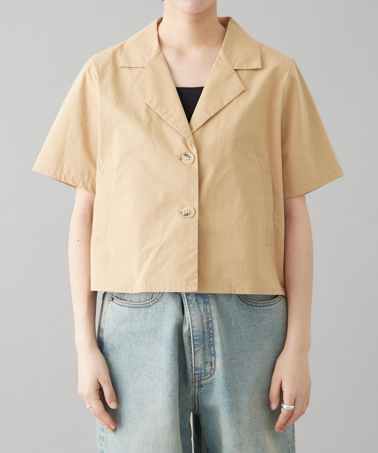 CIAOPANIC TYPY 西裝翻領 短袖夾克