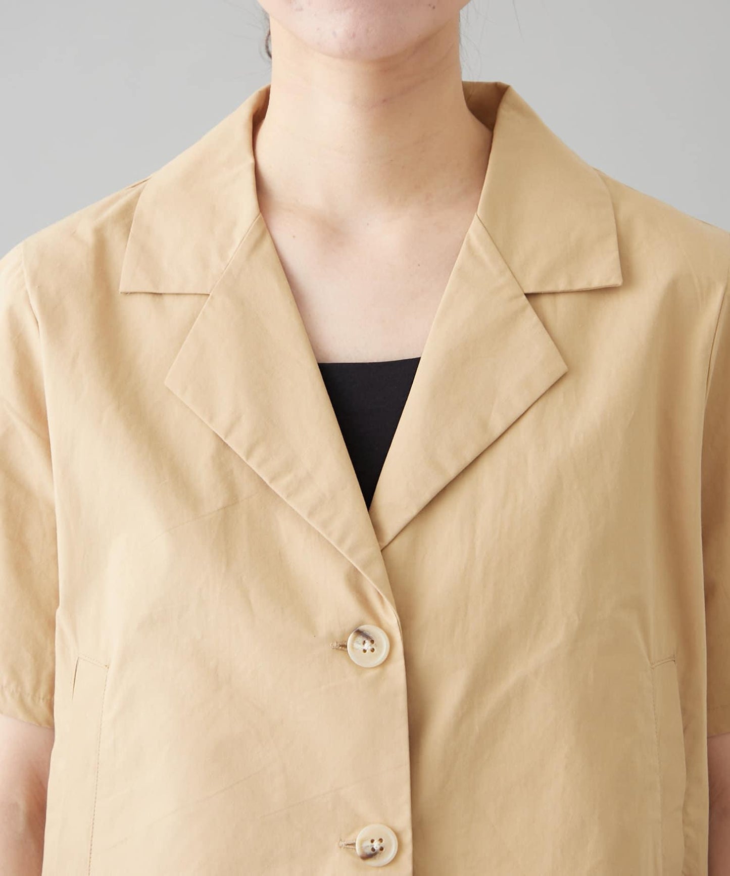 CIAOPANIC TYPY 西裝翻領 短袖夾克