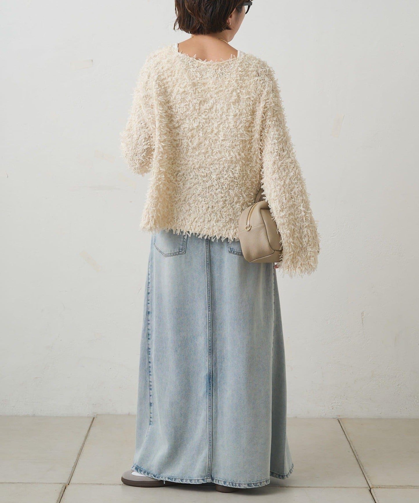 天絲混紡牛仔半身裙