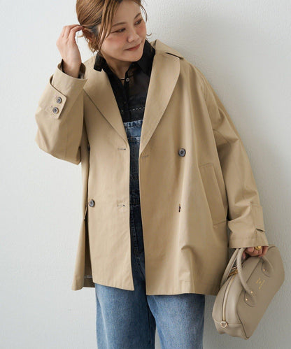 寬鬆中長款 風衣