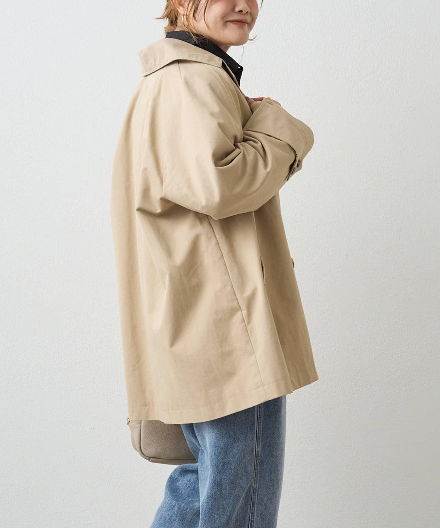 寬鬆中長款 風衣