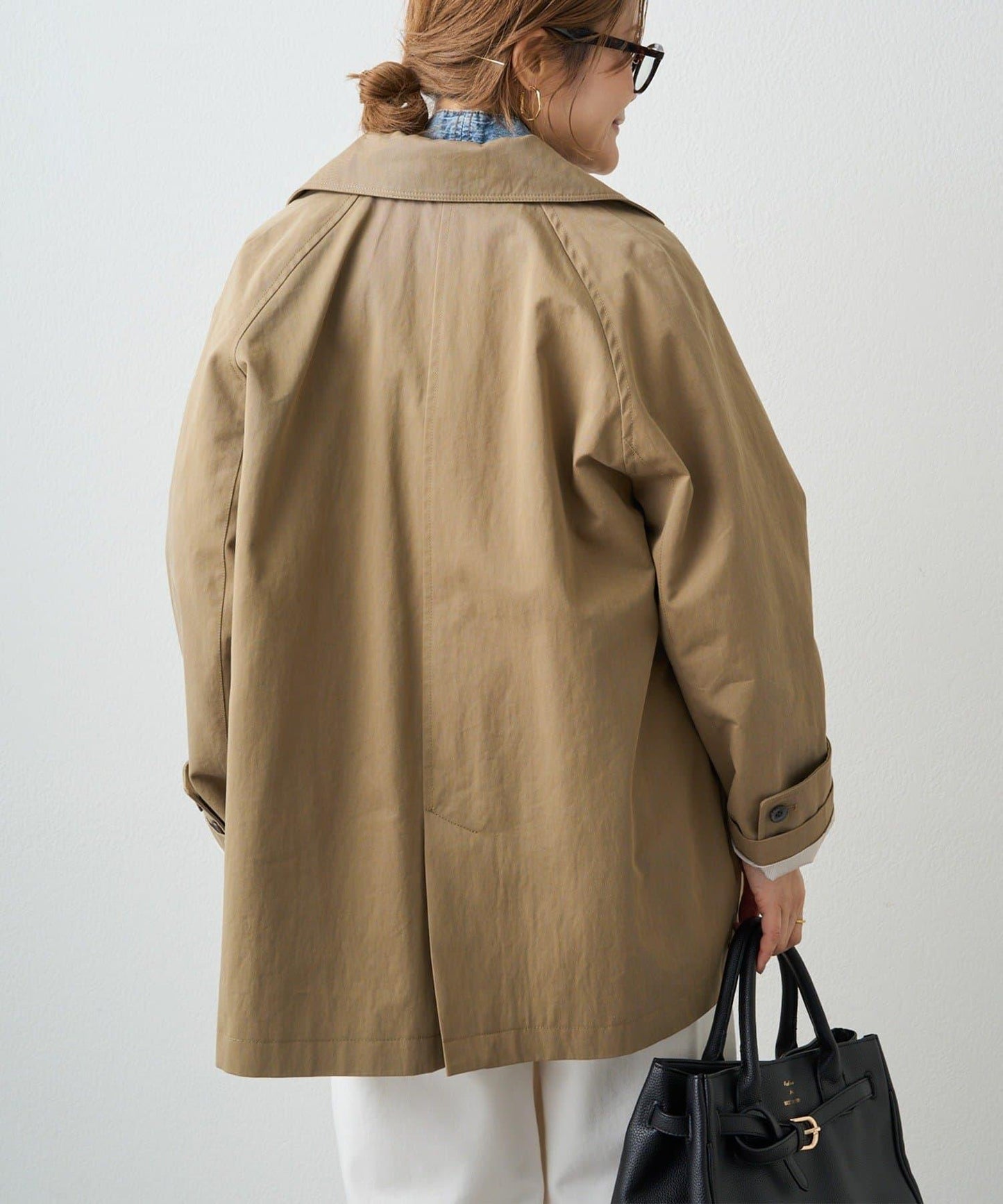 寬鬆中長款 風衣