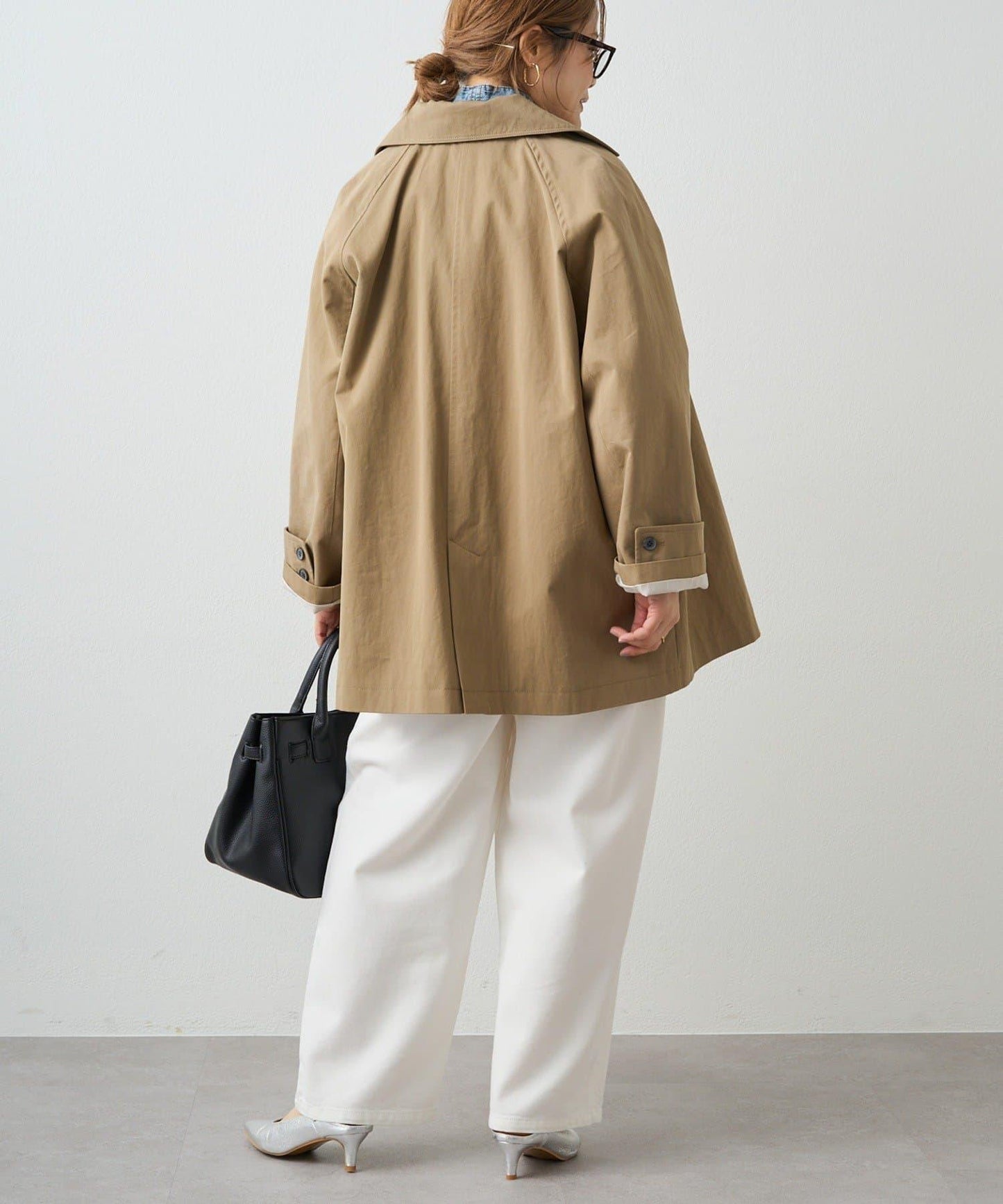 寬鬆中長款 風衣