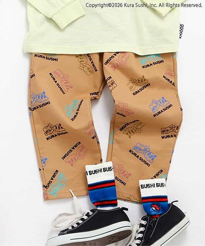 防汙加工 全印花 SUSHI 全長 褲子