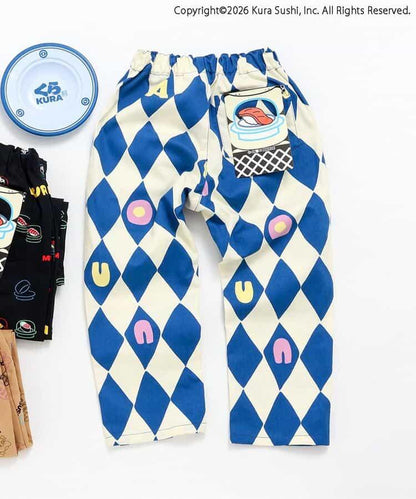 防汙加工 全印花 SUSHI 全長 褲子