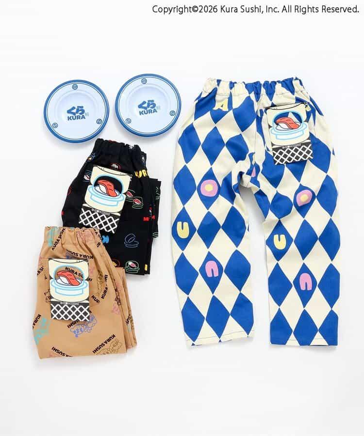 防汙加工 全印花 SUSHI 全長 褲子