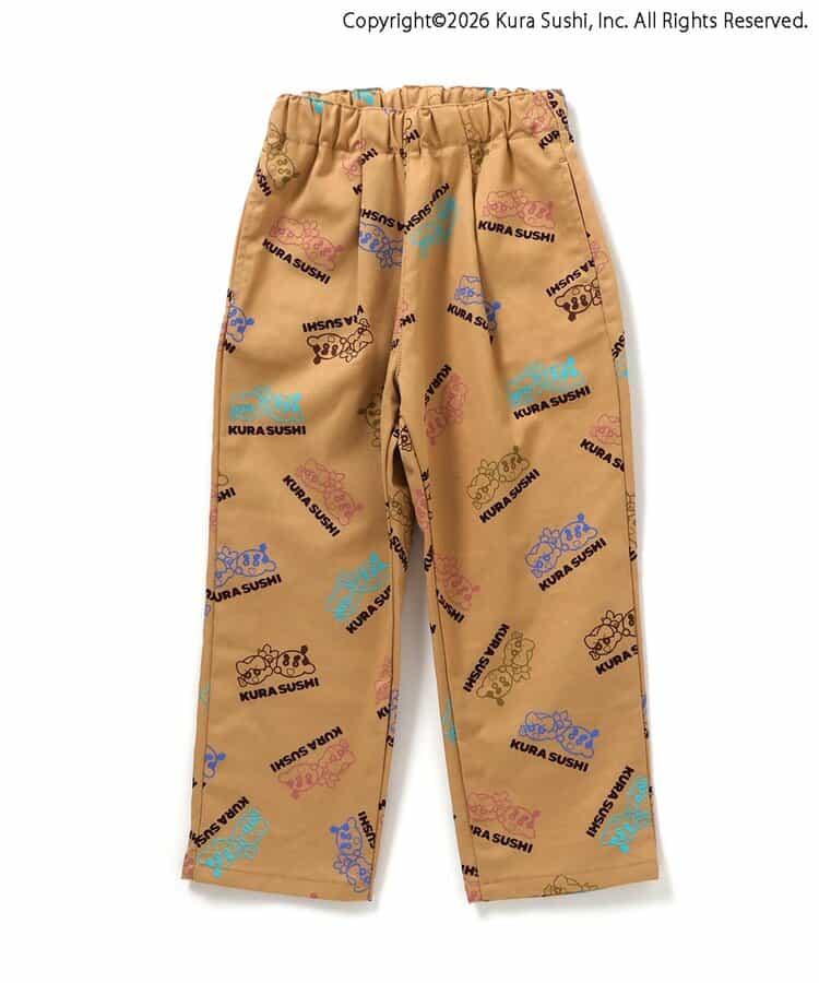 防汙加工 全印花 SUSHI 全長 褲子