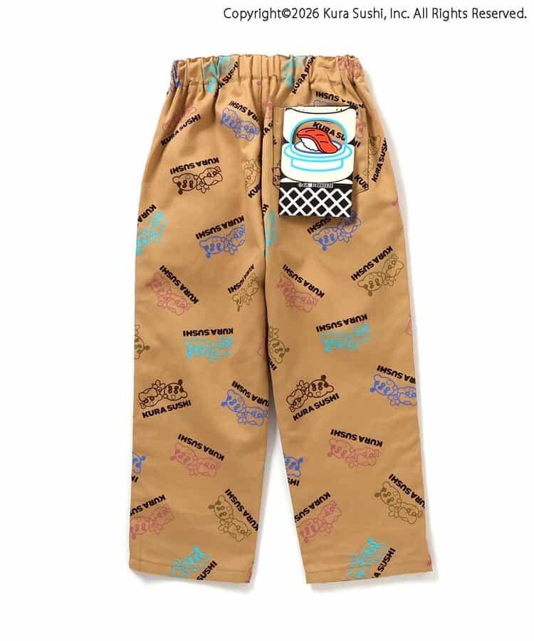 防汙加工 全印花 SUSHI 全長 褲子