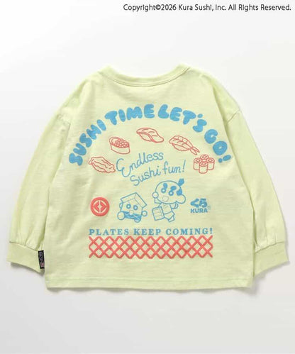 Link 防汙處理 くら壽司聯名 四款四色圖案 T恤