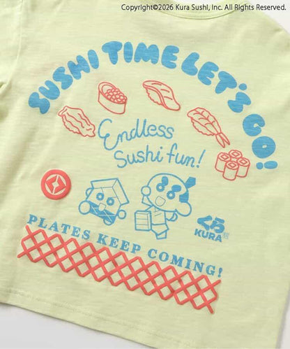 Link 防汙處理 くら壽司聯名 四款四色圖案 T恤