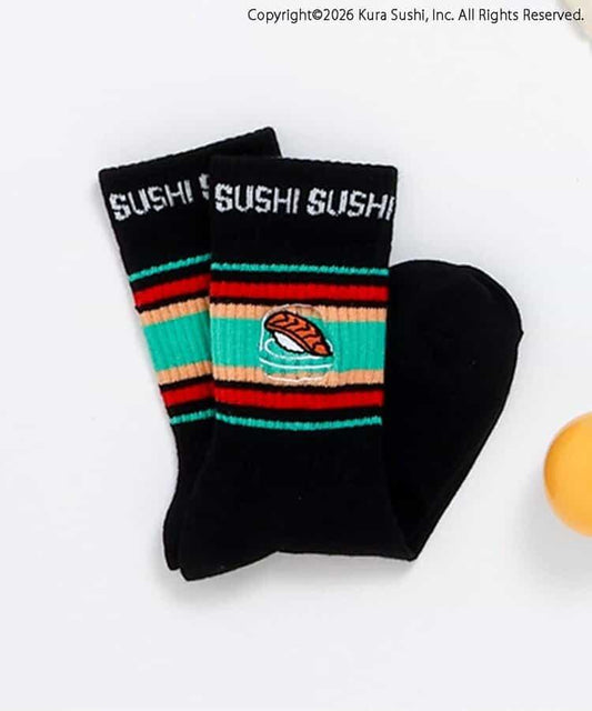 くら壽司聯名 SUSHI圖案 襪子