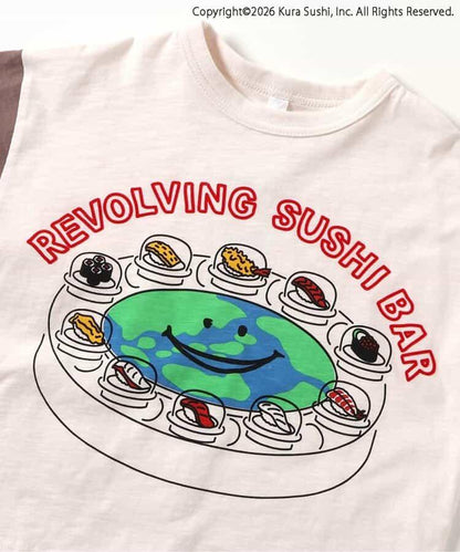 Link 防汙處理 くら壽司聯名 四款四色圖案 T恤