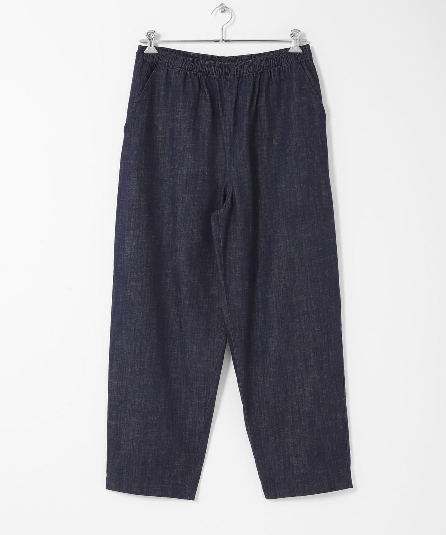 牛仔風寬鬆闊腿休閒褲