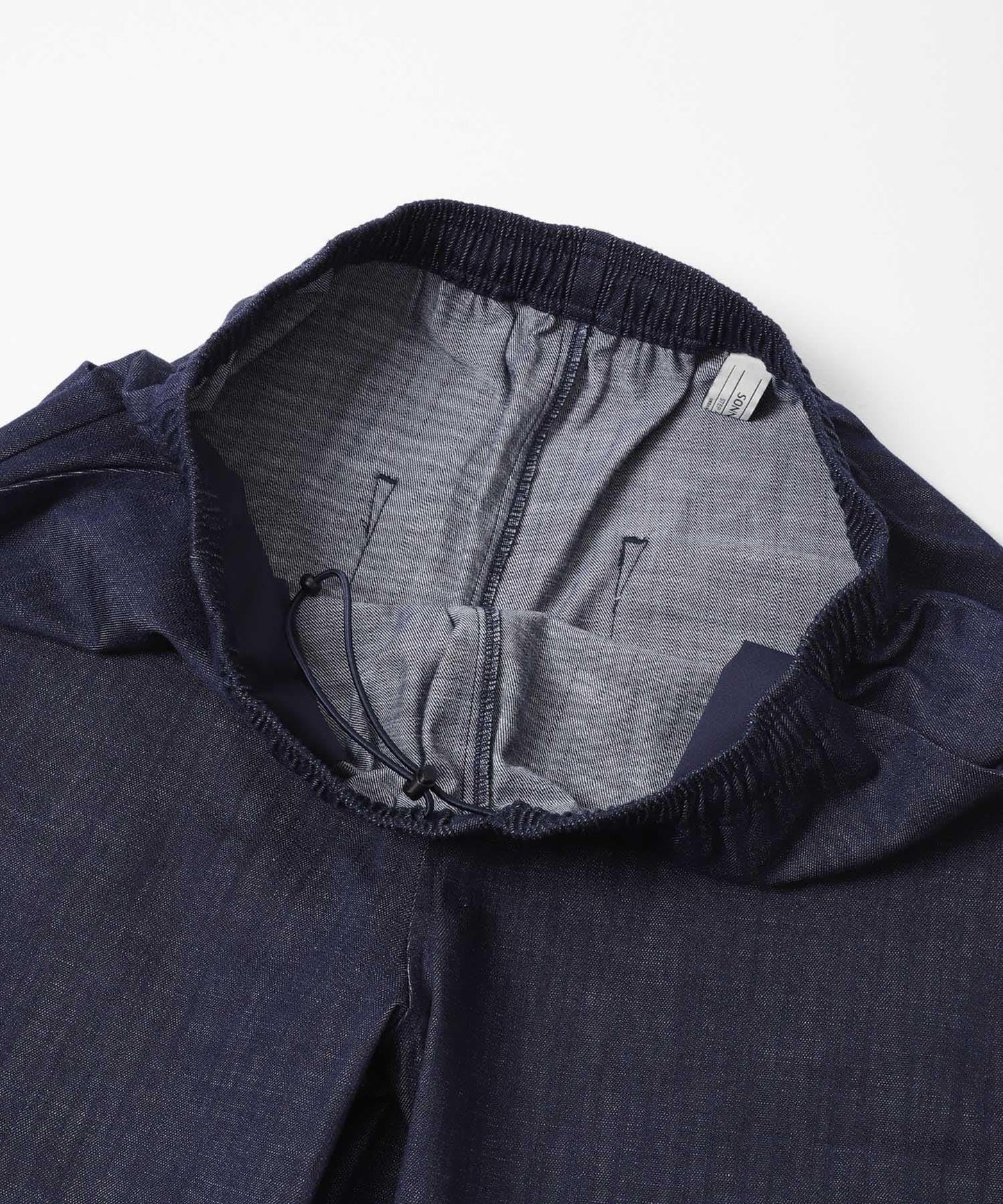 牛仔風寬鬆闊腿休閒褲