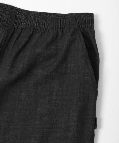 牛仔風寬鬆闊腿休閒褲