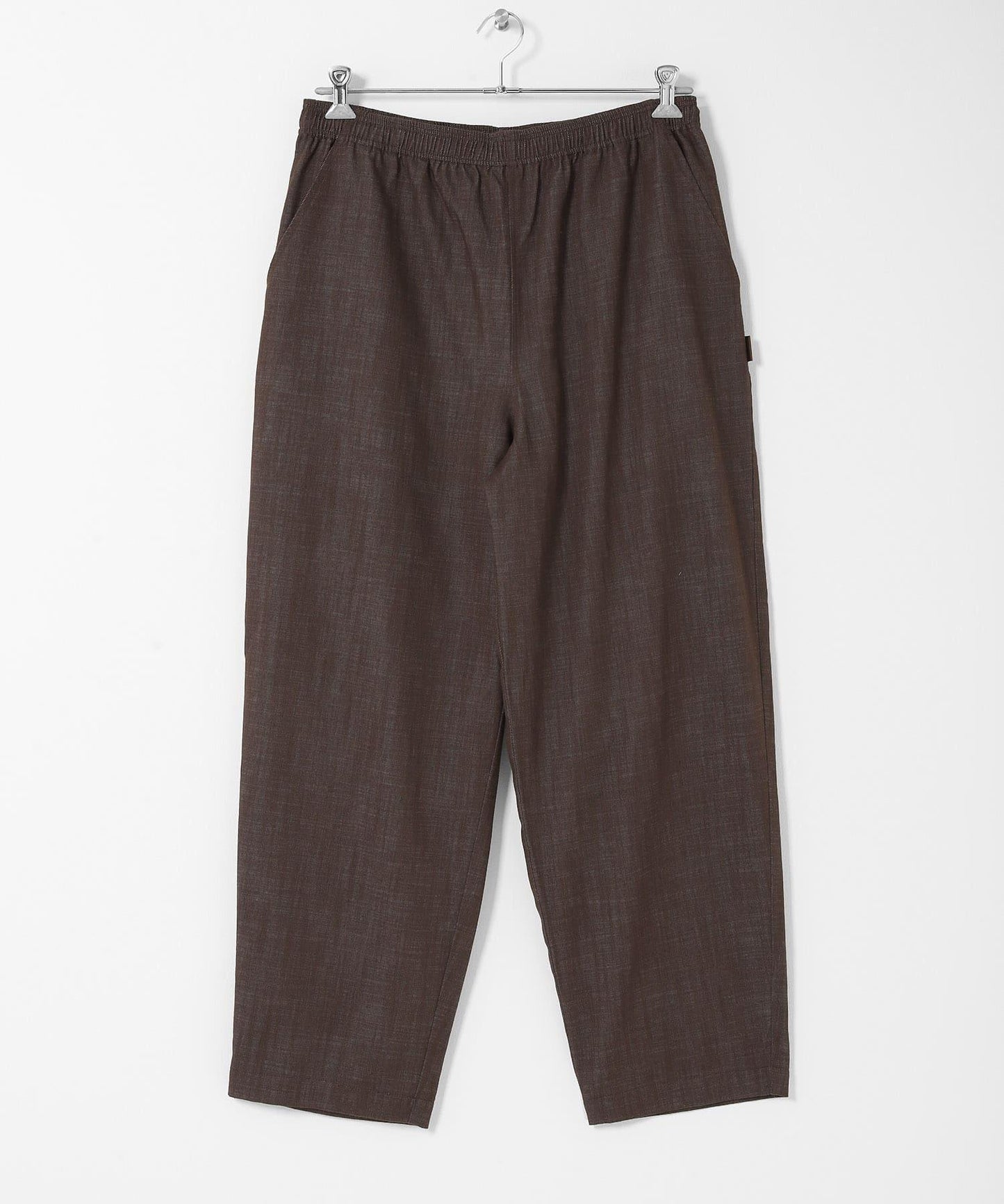 牛仔風寬鬆闊腿休閒褲