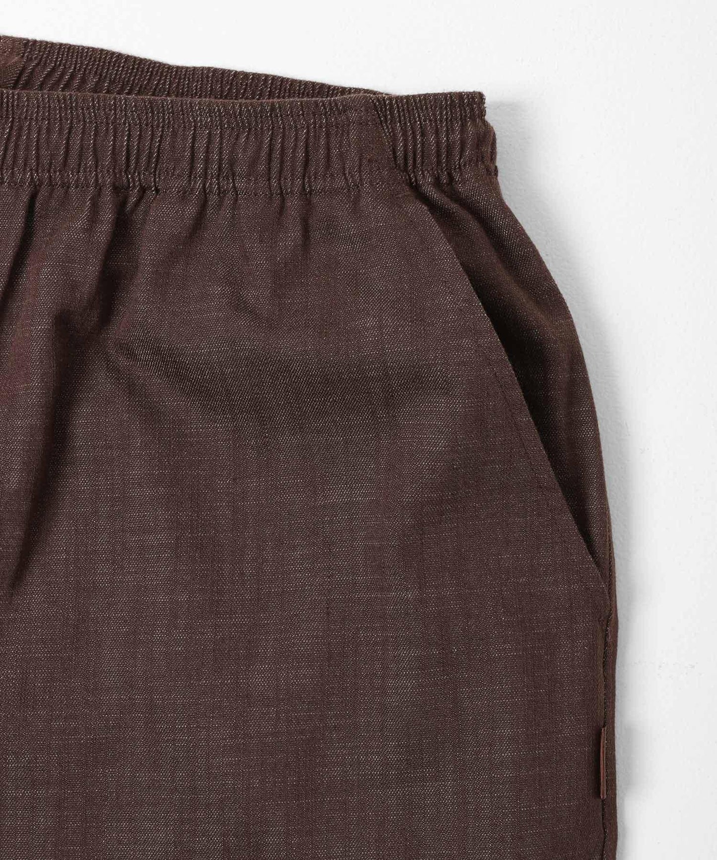 牛仔風寬鬆闊腿休閒褲