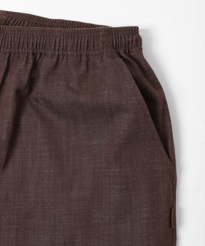 牛仔風寬鬆闊腿休閒褲