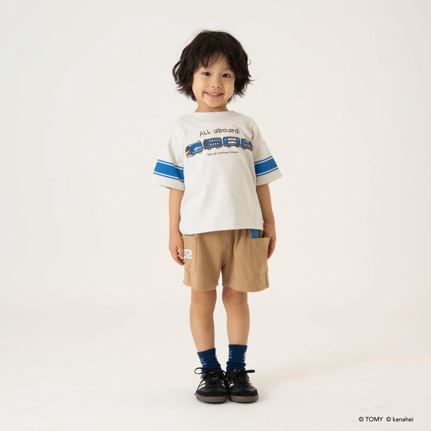 あつまれ!プラレールズ（集合吧！Plarails） 友伴系列 レールズ・ジョーケーズ 四分丈短褲