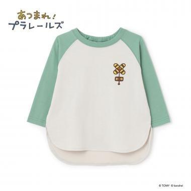 單點拼色拉格蘭T恤