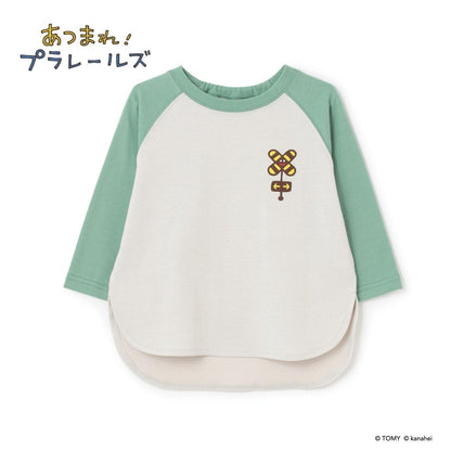 單點拼色拉格蘭T恤