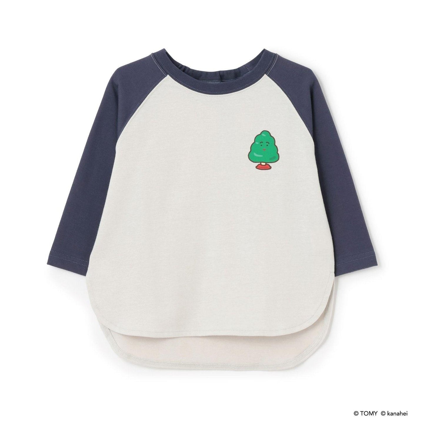 單點拼色拉格蘭T恤