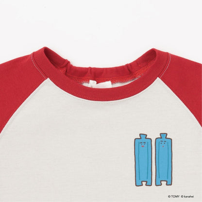 單點拼色拉格蘭T恤