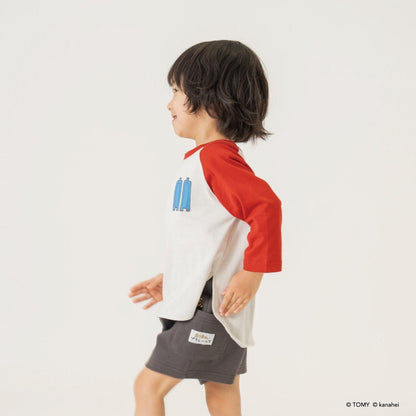 單點拼色拉格蘭T恤