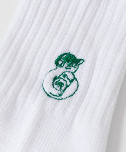 Norikazu Hatta 8達摩圖案襪子