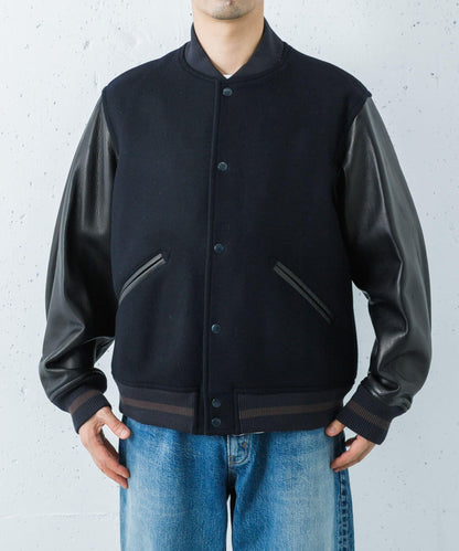 羊毛呢料 blurhmsROOTSTOCK Wool Melton Award Jacket 夾克